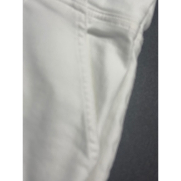 Alice + Olivia NEW Chels White Denim Jumpsuit Corset Zip Front Pockets Sz26 $495 - Picture 8 of 10